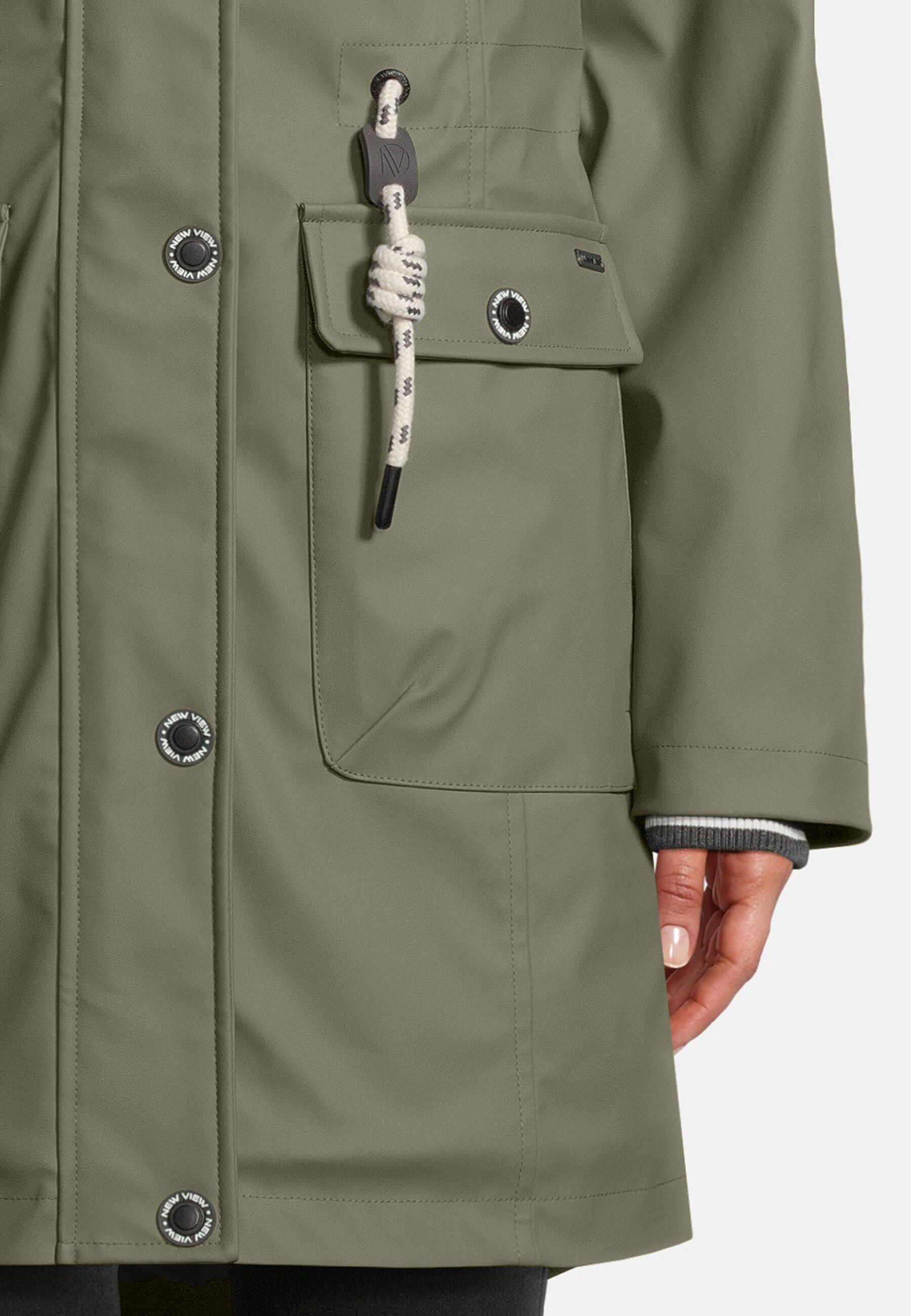 New View Regenjacke Lillie mit weitenregulierbarer Kapuze