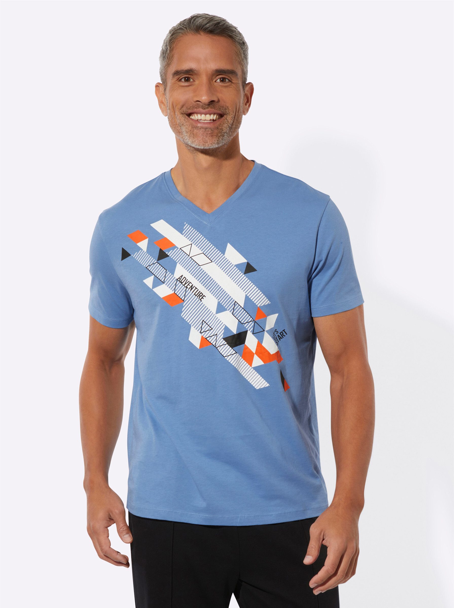 Sieh an! Trainingsshirt Freizeitshirt Kurzarm