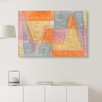 Posterlounge Acrylglasbild Paul Klee, Das Licht und die Schärfen, Wohnzimmer Modern Malerei