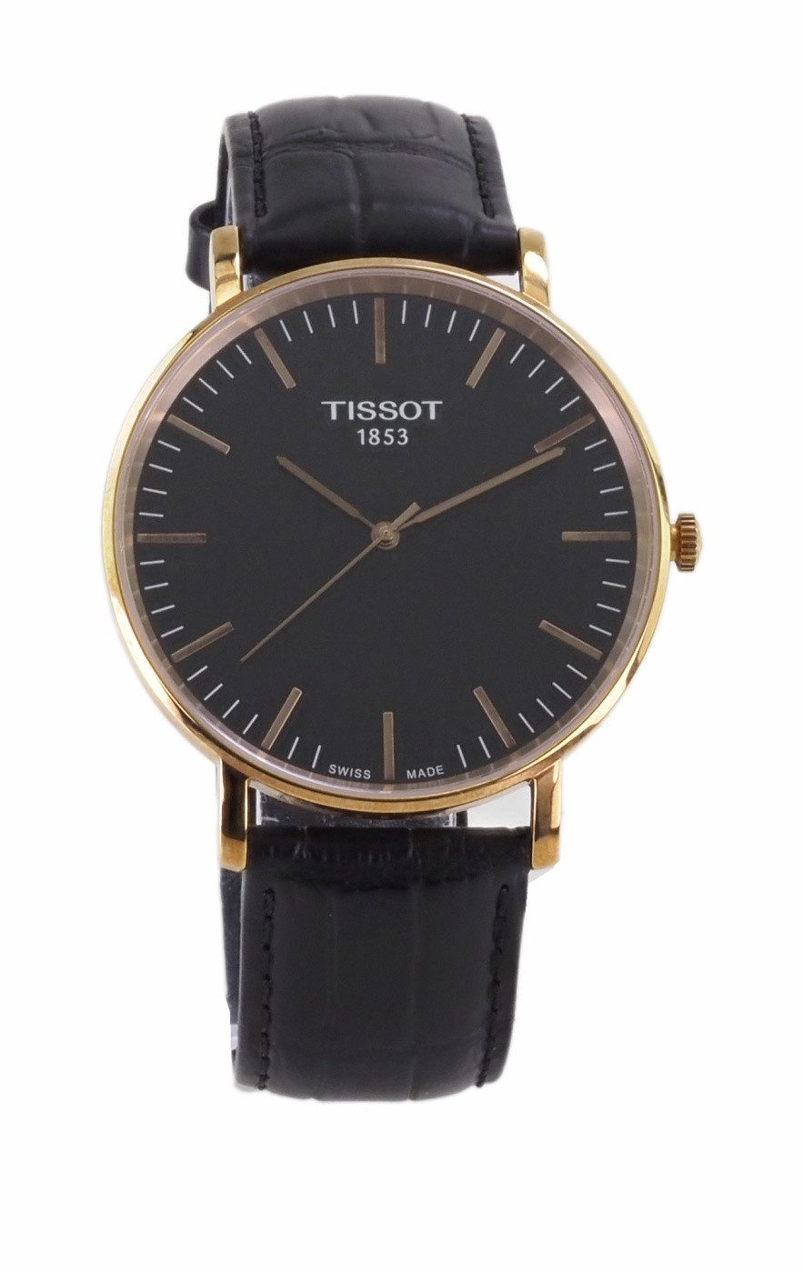 Tissot Quarzuhr Tissot Herren Quarz Uhr EVERYTIME Quartz, BIG GENT T1096103605100, (Weiß)