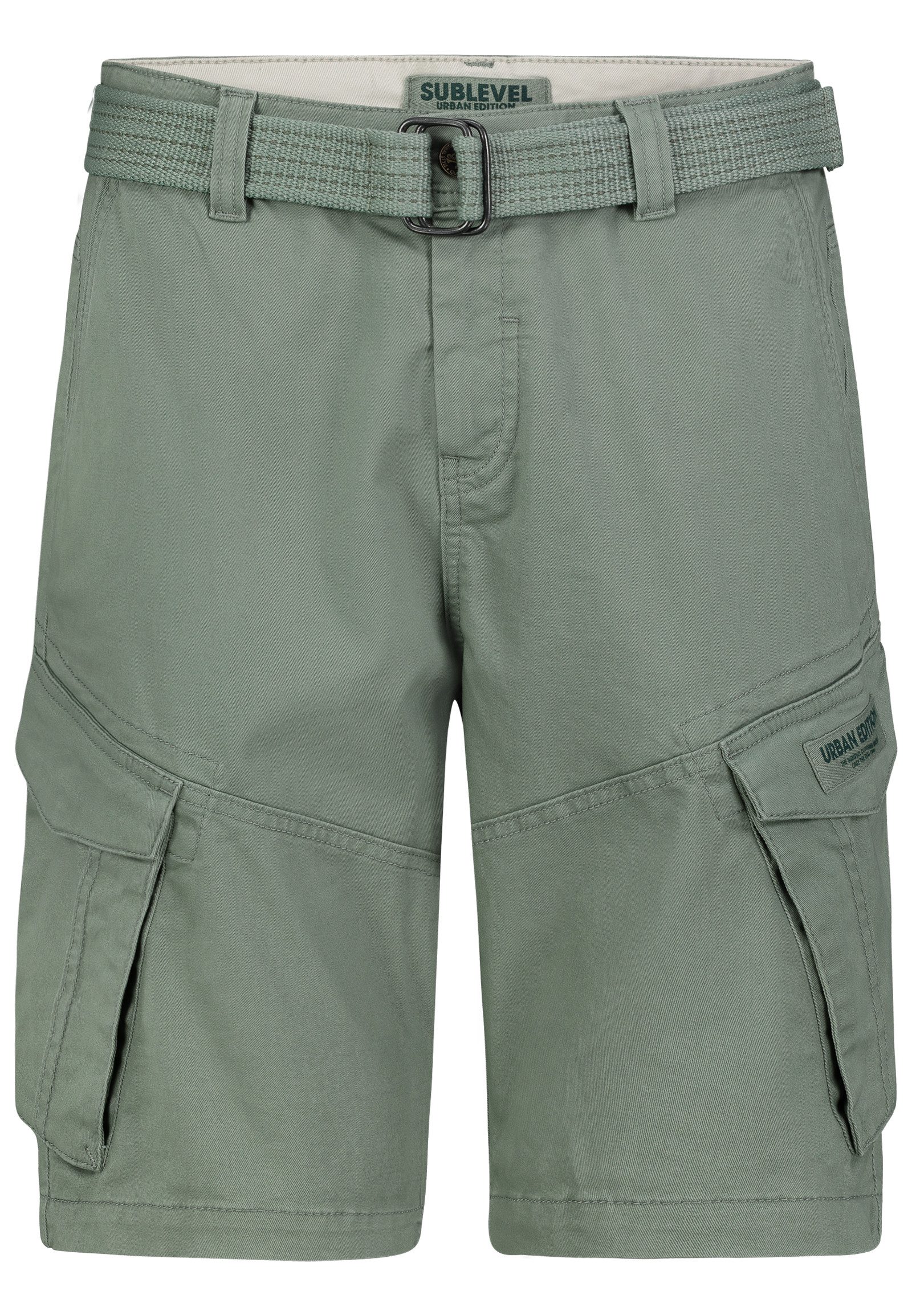 SUBLEVEL Cargoshorts Herren Cargo Shorts kurze Hose Bermuda Knielang Short günstig online kaufen