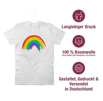 Shirtracer T-Shirt Regenbogen LGBT & LGBTQ LGBT Kleidung