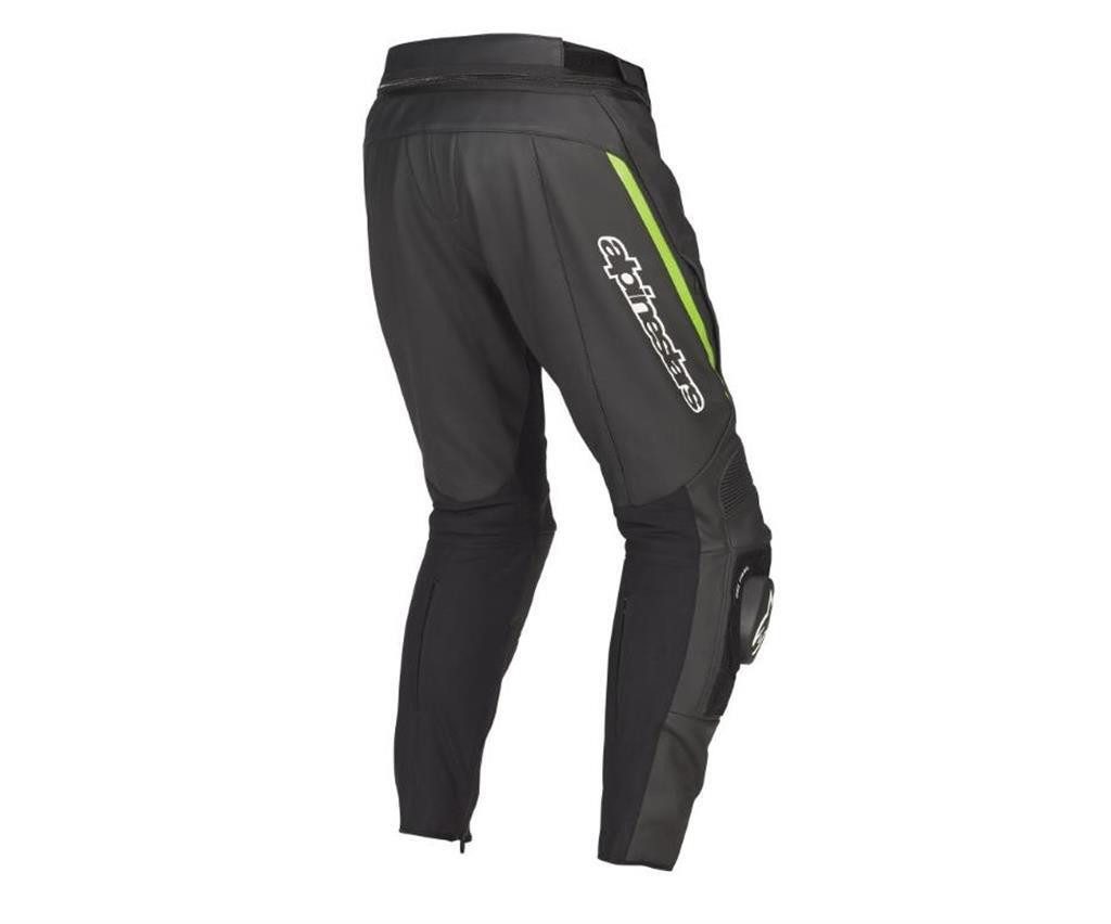 Alpinestars Motorradhose Kawasaki Alpinestars Leder Hose PISA Motorradhose