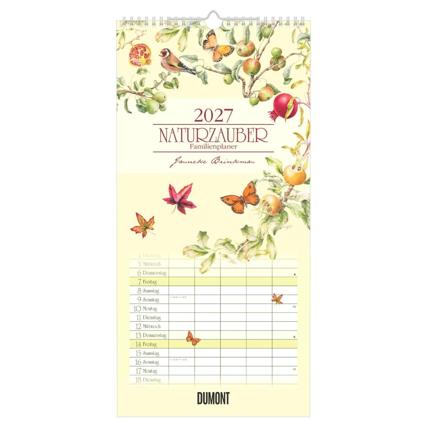 Wandkalender Naturzauber Familienplaner 2027