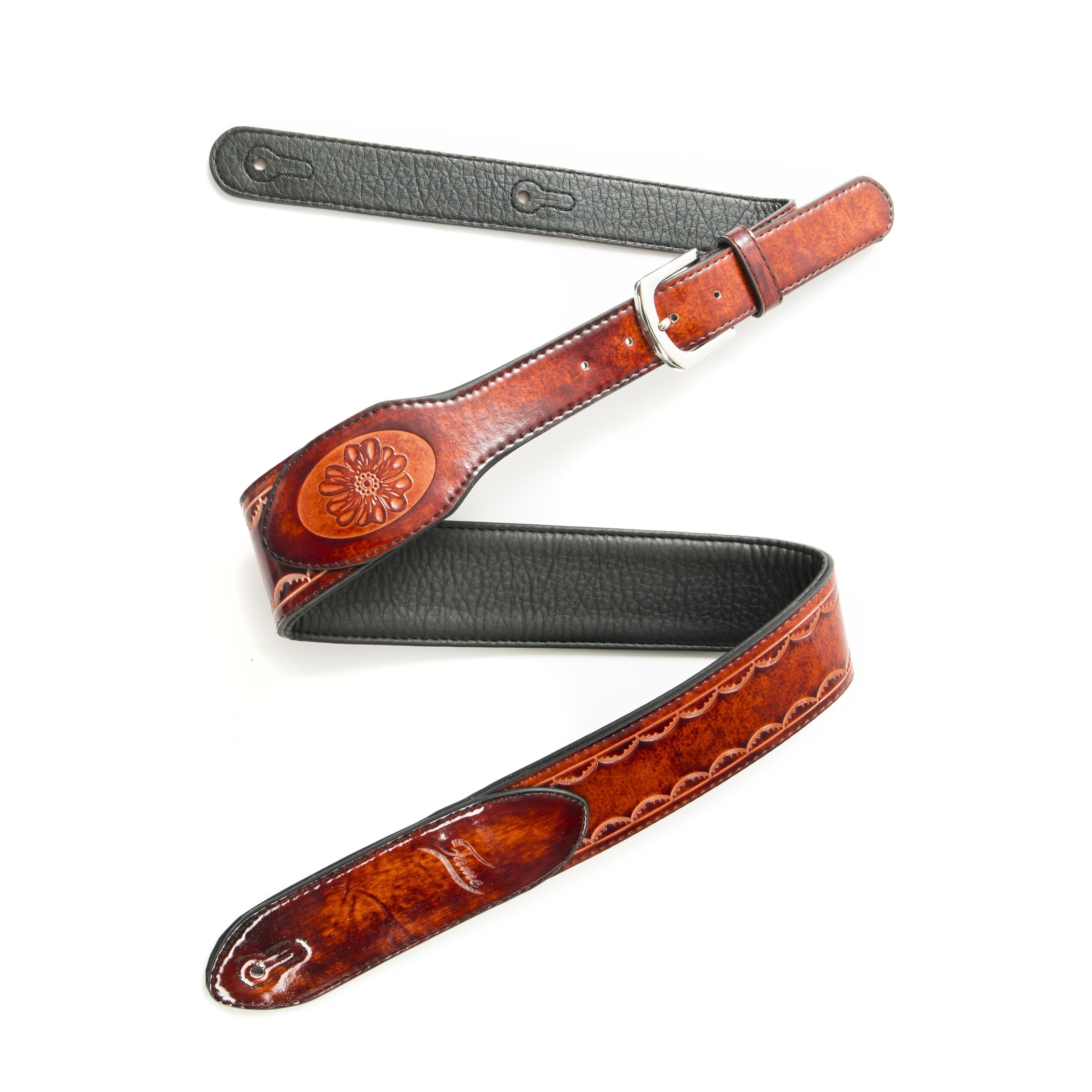 FAME Gitarrengurt, Strap, Guv'nor Series, Bourbon