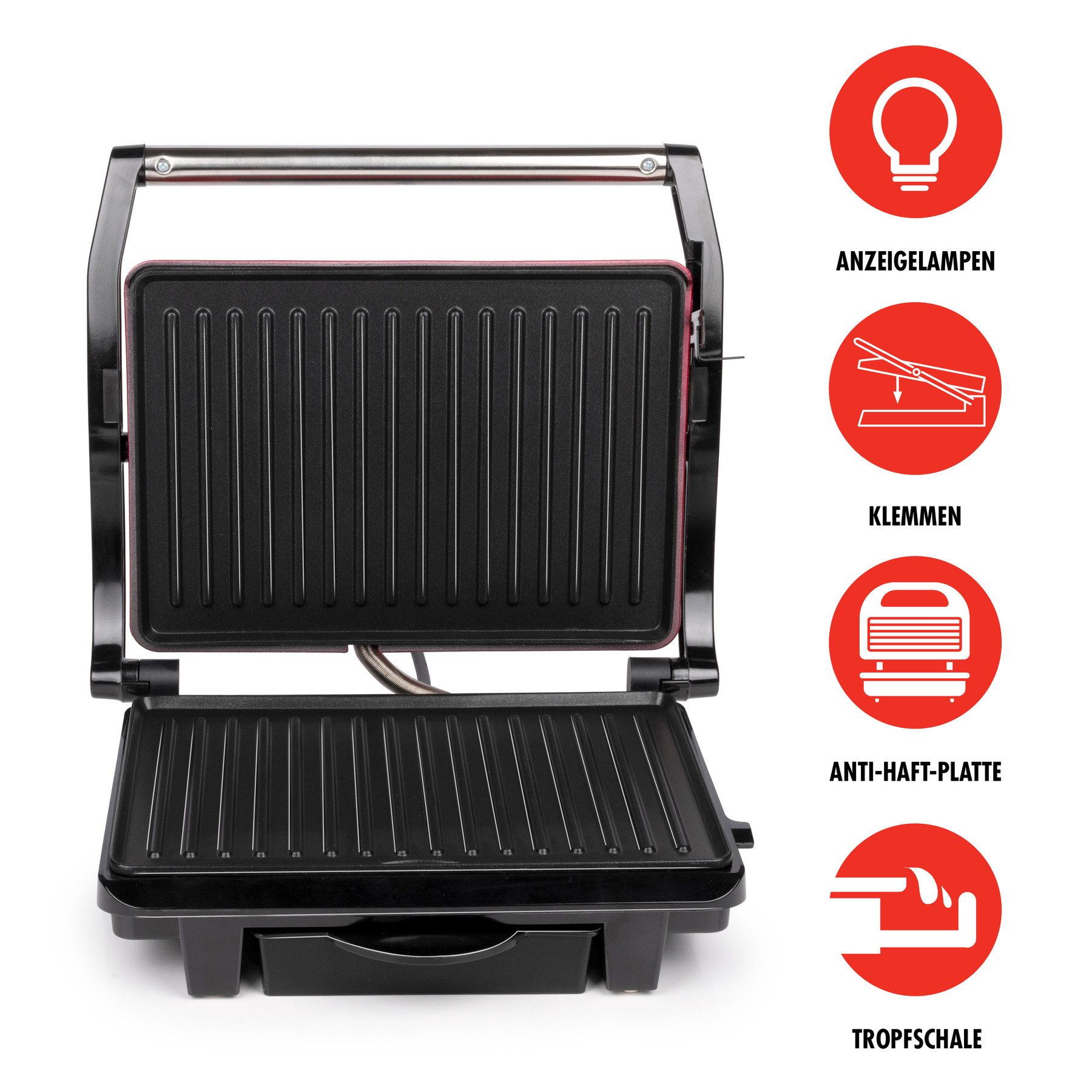 Alpina Kontaktgrill ALPINA Kontaktgrill, Multigrill, Panini, Sandwich, Fleisch