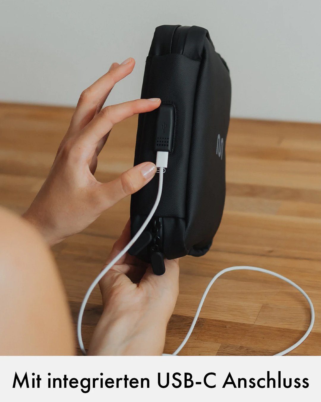 onemate Laptop-Hülle Tech Organizer, Organizer für Kabel, Powerbank und Netzteile inkl. USB-C