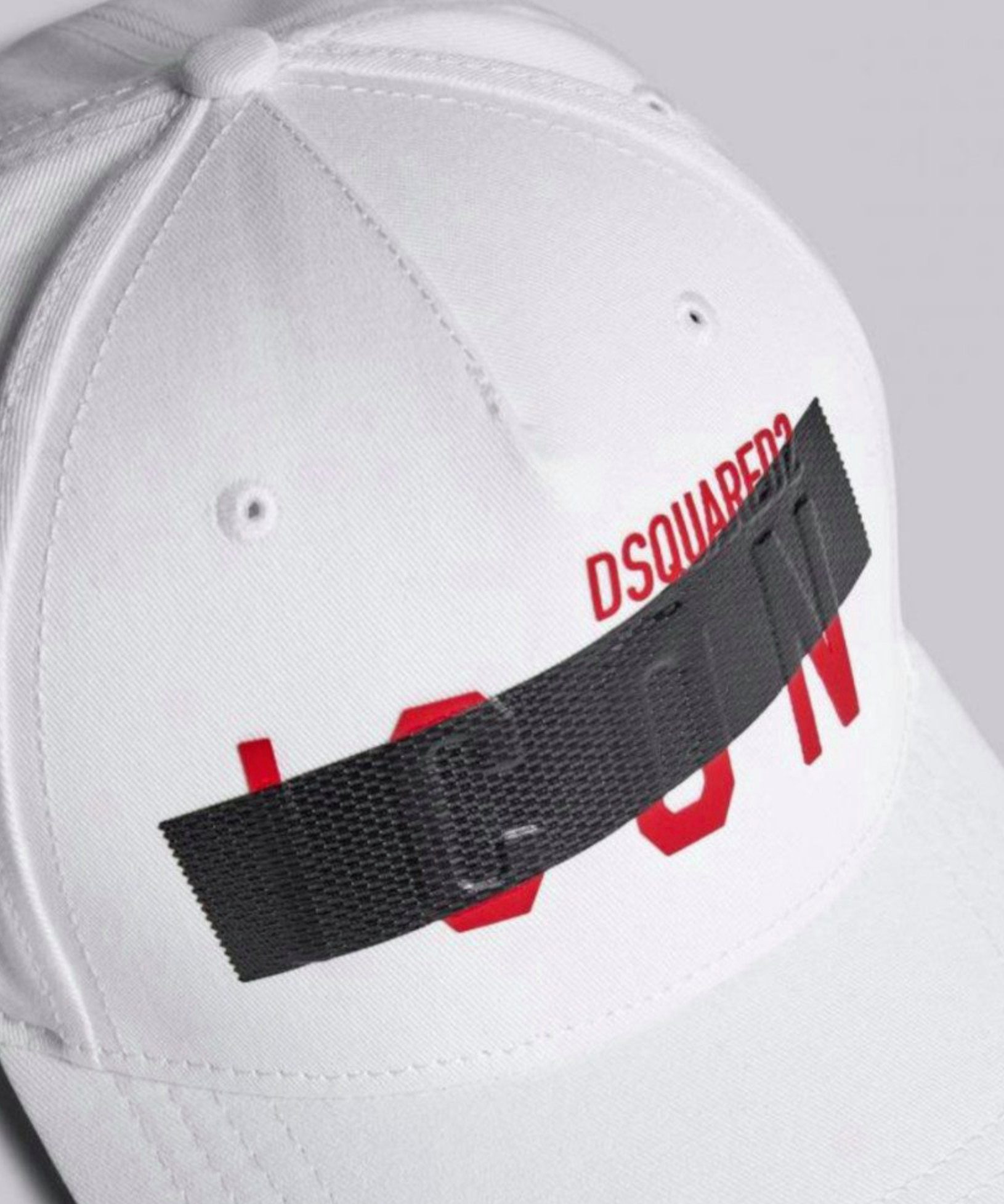 Dsquared2 Baseball Cap Icon Cap Kappe Hidden Swipe Tape Basebalkappe Taped Icon Logo
