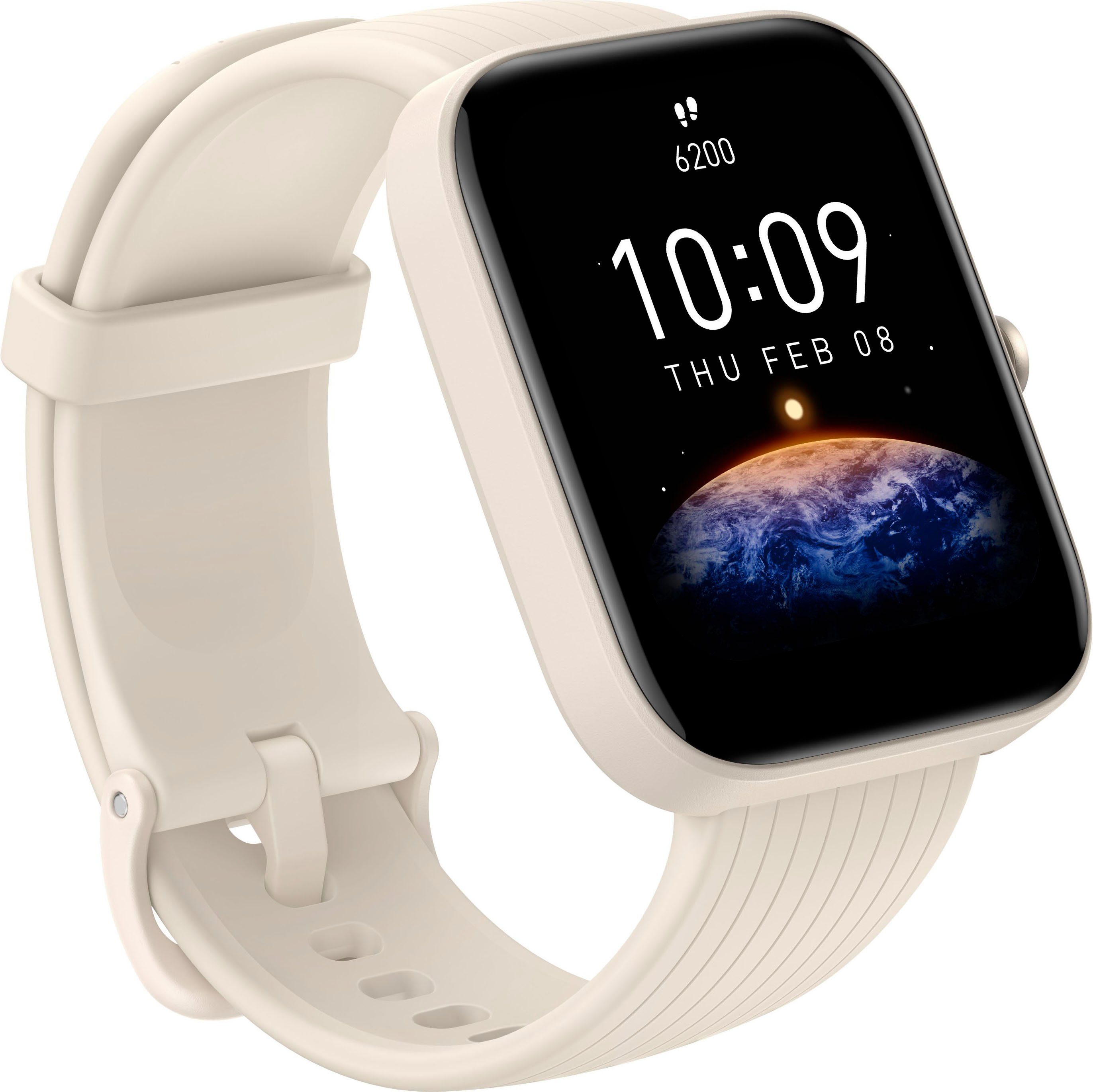 (4,29 Zoll, OS), Pro Smartwatch Creamy beige Bip cm/1,69 Amazfit 3 | Amazfit 1-tlg.