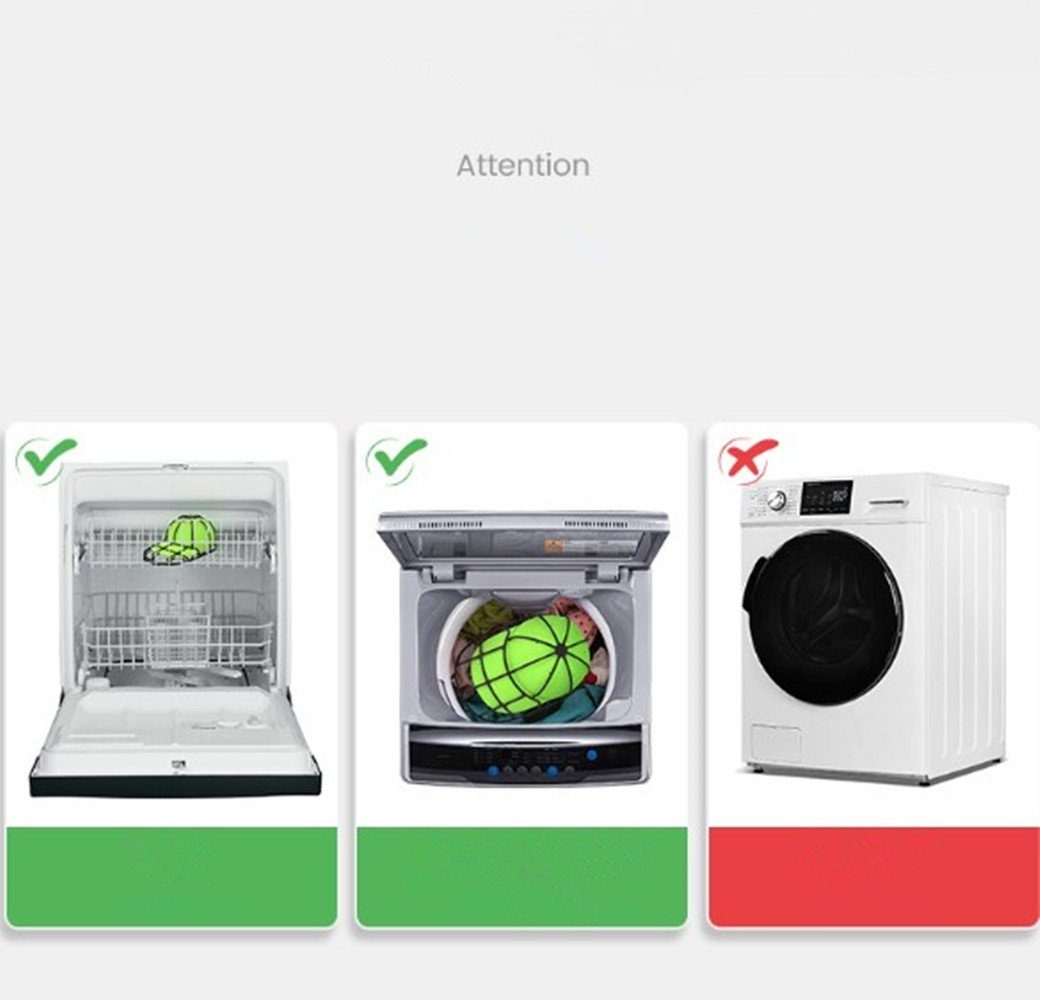 XDeer Ballonmütze 2 Stück Cap Washer Waschmaschinen Form für Basecap,Hut-Unterlegscheibe für Waschmaschine oder Geschirrspüler,Baseball Kappen Waschgestell