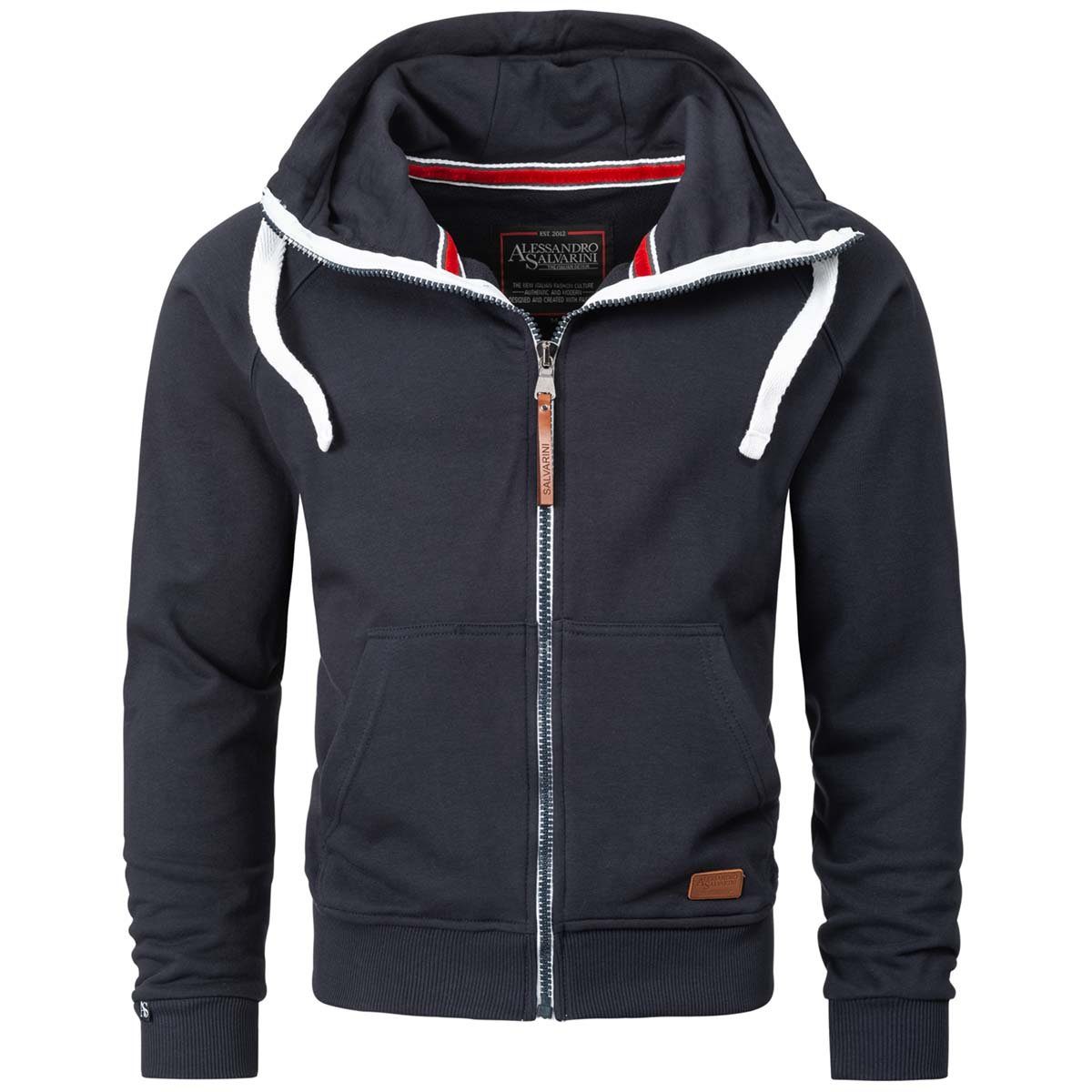 Alessandro Salvarini Sweatjacke ASParma Sweatjacke mit günstig online kaufen