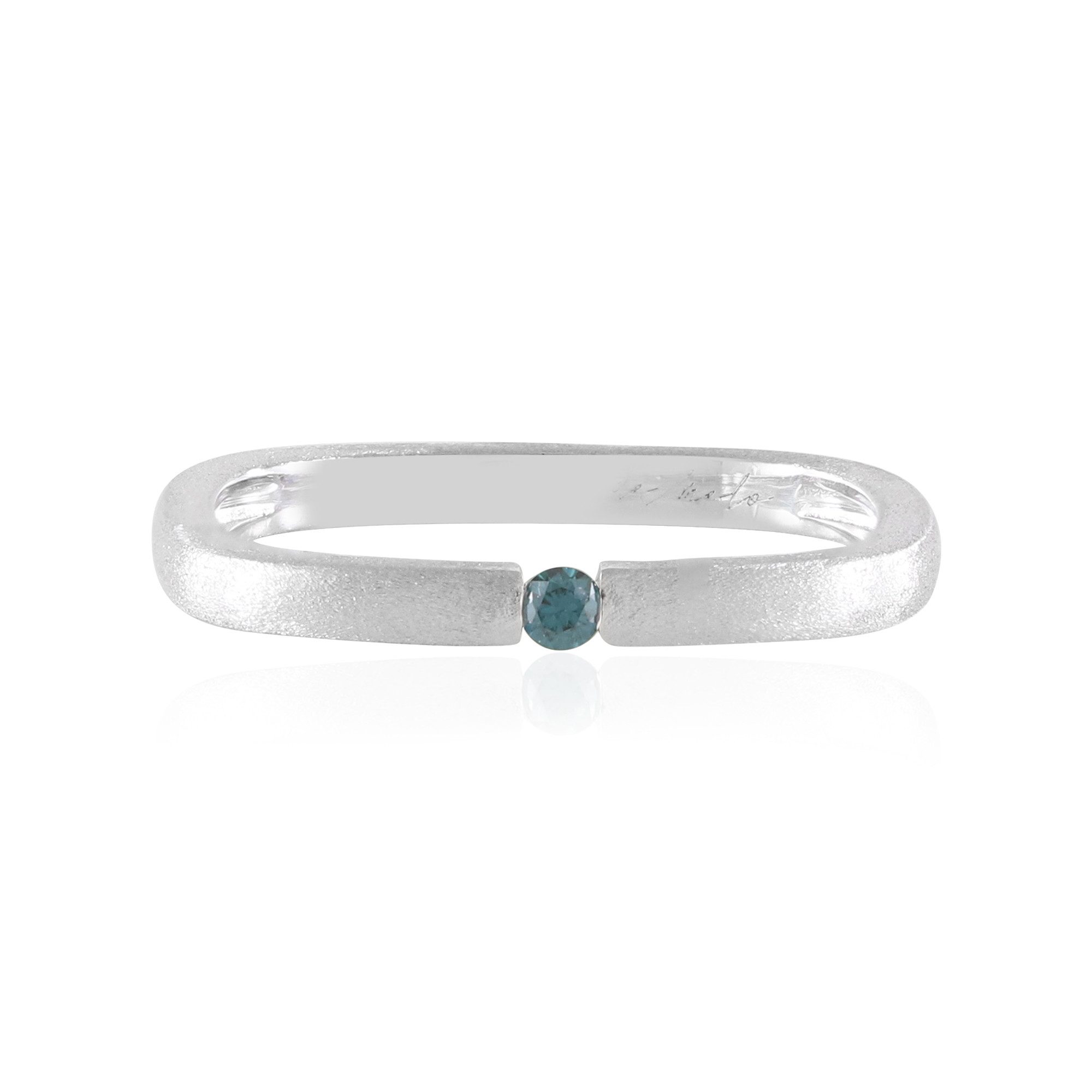 Cavill Diamantring Cavill Silberring 0,027 ct blauer Diamant 925 Sterlingsilber (1-tlg)