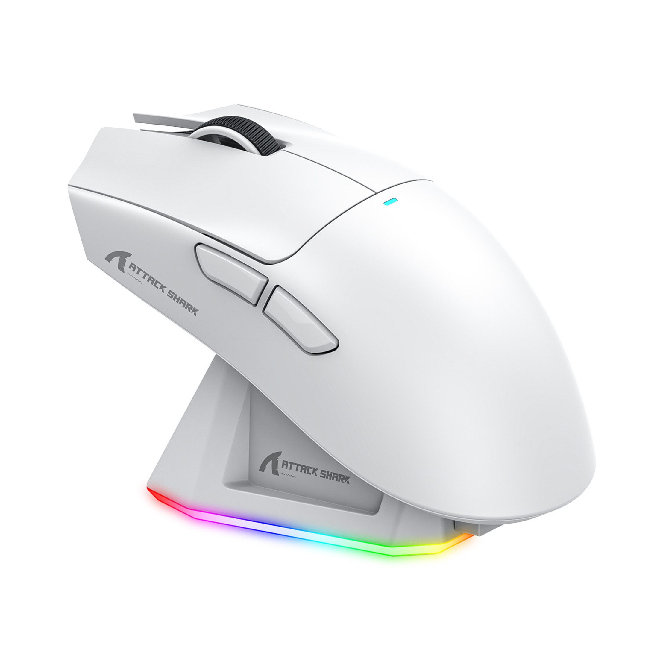KINSI Tri-Mode Gaming Maus mit Ladestation,Kabellose Maus Maus (Bluetooth, 1000 dpi, 22000 DPI,1000Hz,65h Akku,Ergonomisch)
