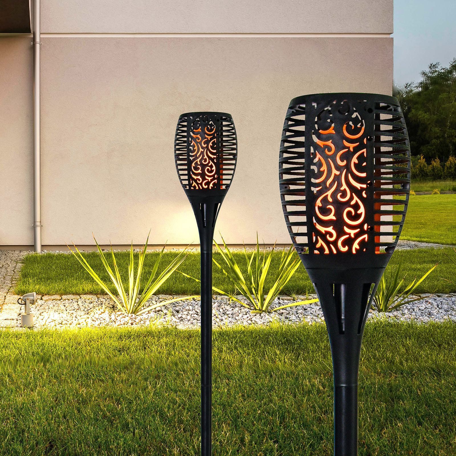 bmf-versand LED Solarleuchte Solarleuchte Garten Erdspieß günstig online kaufen