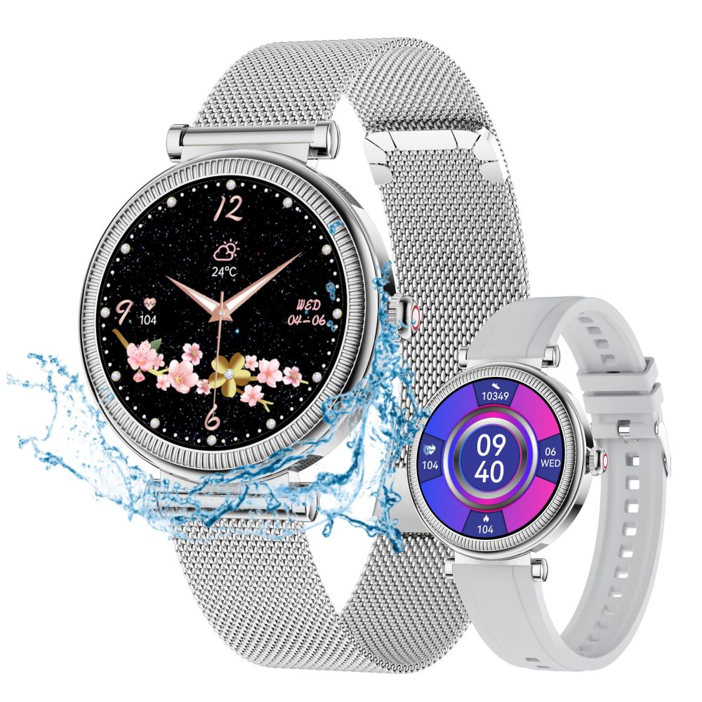 ibettertec Smartwatch, Fitness Tracker uhr mit Anruffunktion für Damen und Herren Smartwatch (Rundes 1.27-Zoll-HD-Full-Touch-Farbdisplay Zoll) Gesundheits-Smartwatch mit Blutsauerstoff, Blutdruckmessung, Herzfrequenz, Schlafqualität, Schrittzähler, Atemtraining, Musiksteuerung und Fernfotografie etc, 24/7 Pulsmesser, IP67 Wasserdicht Sportuhr, für Android IOS