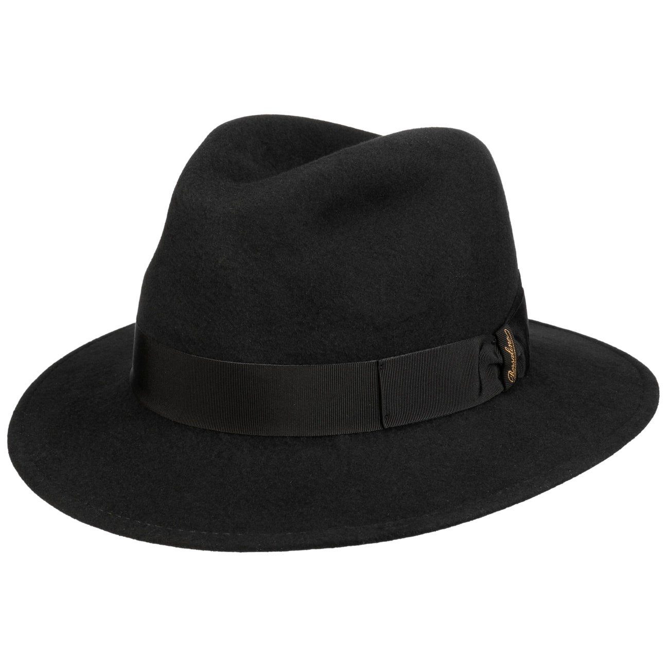 Borsalino Filzhut (1-St) Wollfilzhut mit Ripsband, Made in Italy