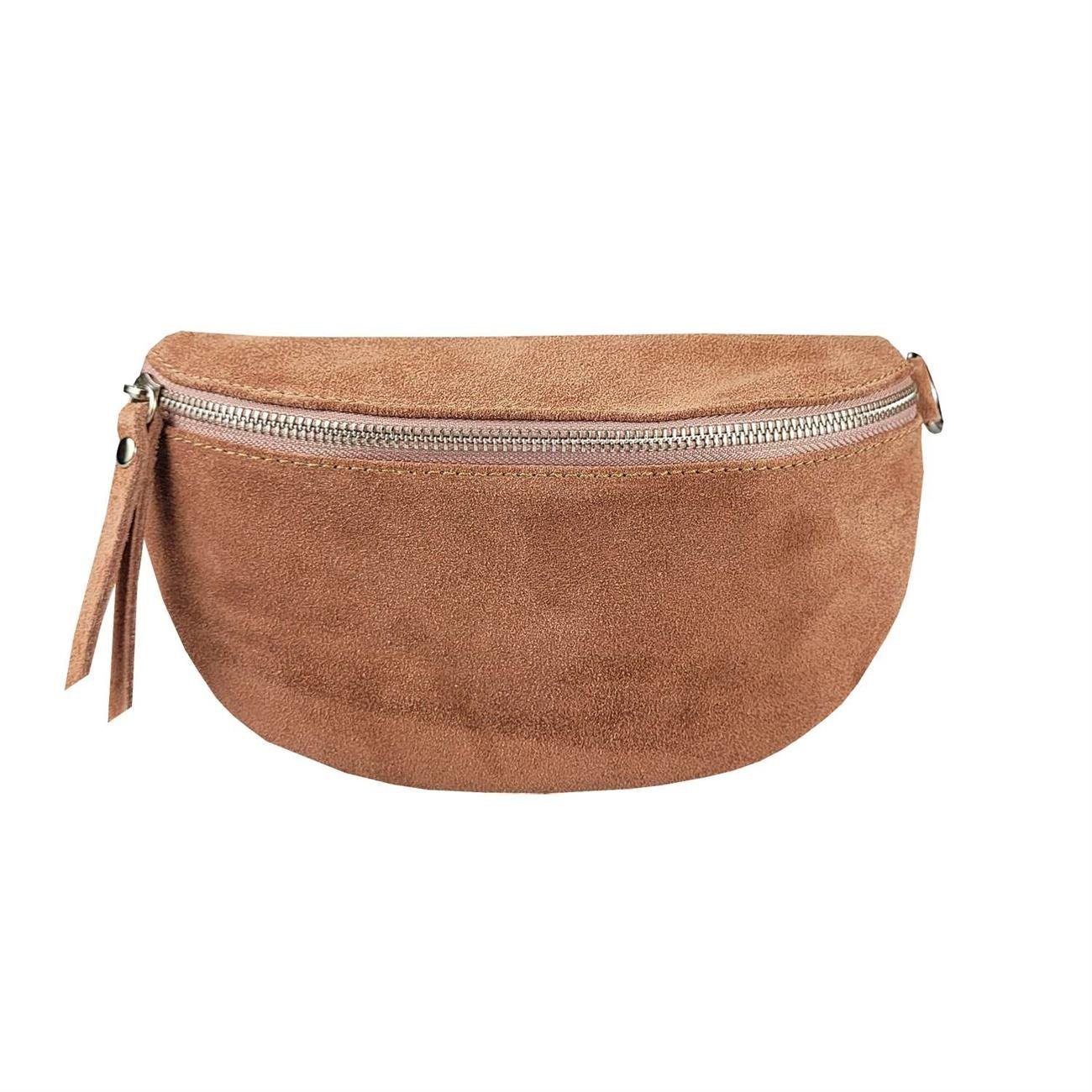 Bauchtasche Damen Leder Gürteltasche Hüfttasche CrossBody Handytasche