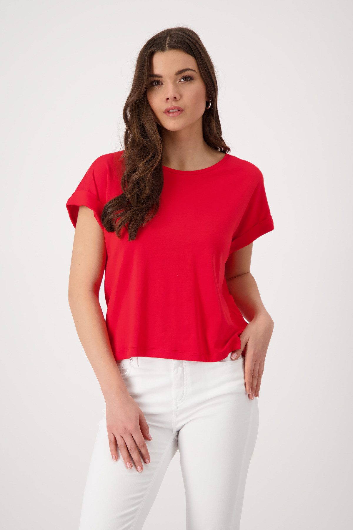 Monari T-Shirt Shirt Basic Pima uni günstig online kaufen