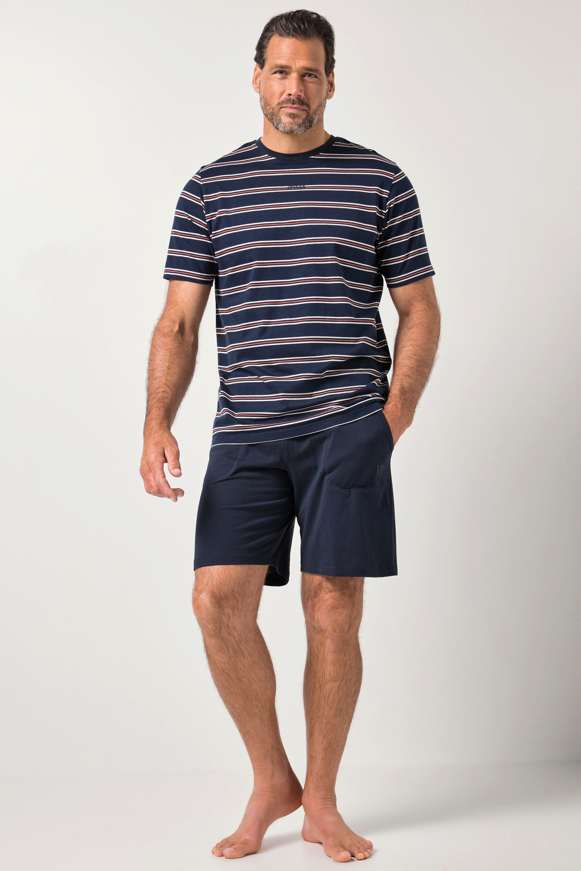 JP1880 Schlafanzug Schlafanzug Homewear kurzer Zweiteiler Shorts