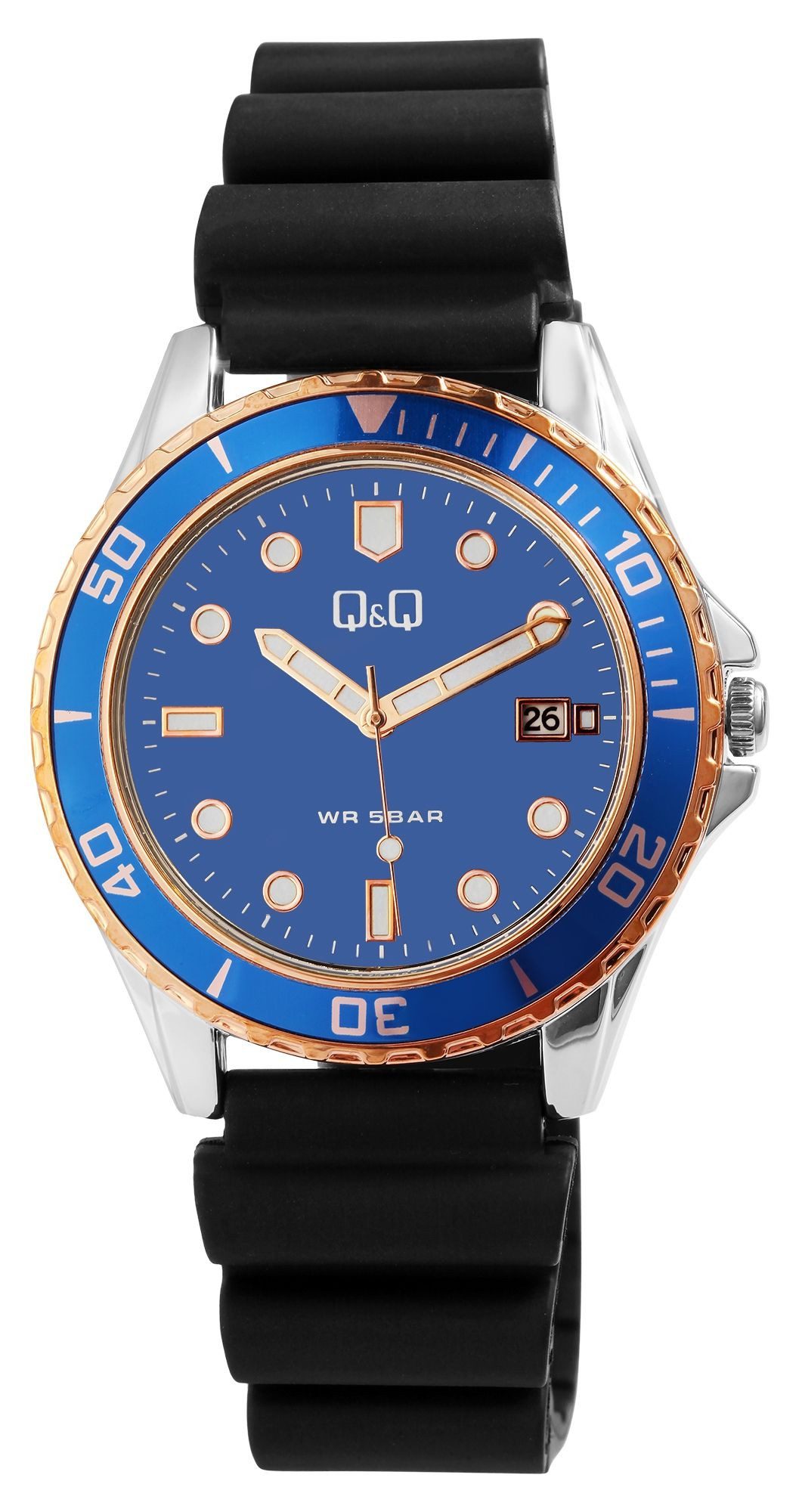 Q&Q Quarzuhr Datumsanzeige