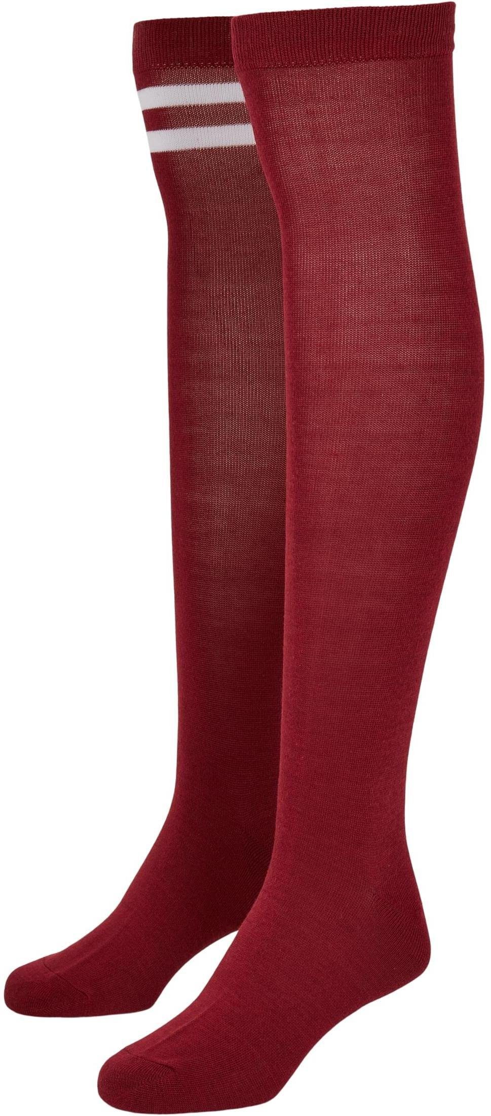 URBAN CLASSICS Basicsocken Ladies College Socks 2-Pack Kniestrümpfe