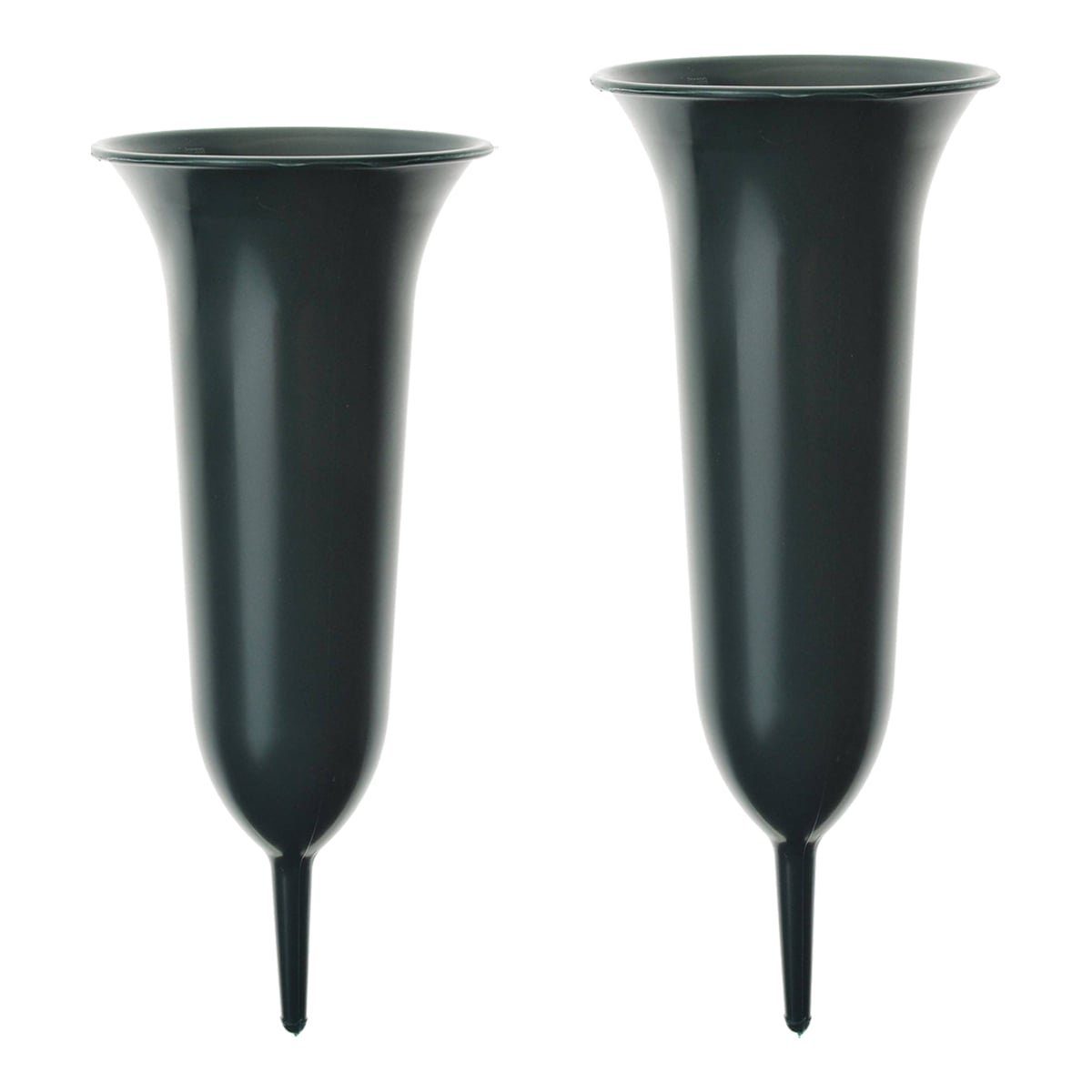 matches21 HOME & HOBBY Dekovase Steckvasen Grab Friedhof Deko grün 12 & 13 günstig online kaufen