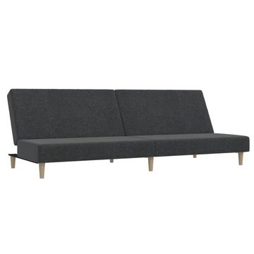 vidaXL Sofa Schlafsofa 2-Sitzer Dunkelgrau Stoff