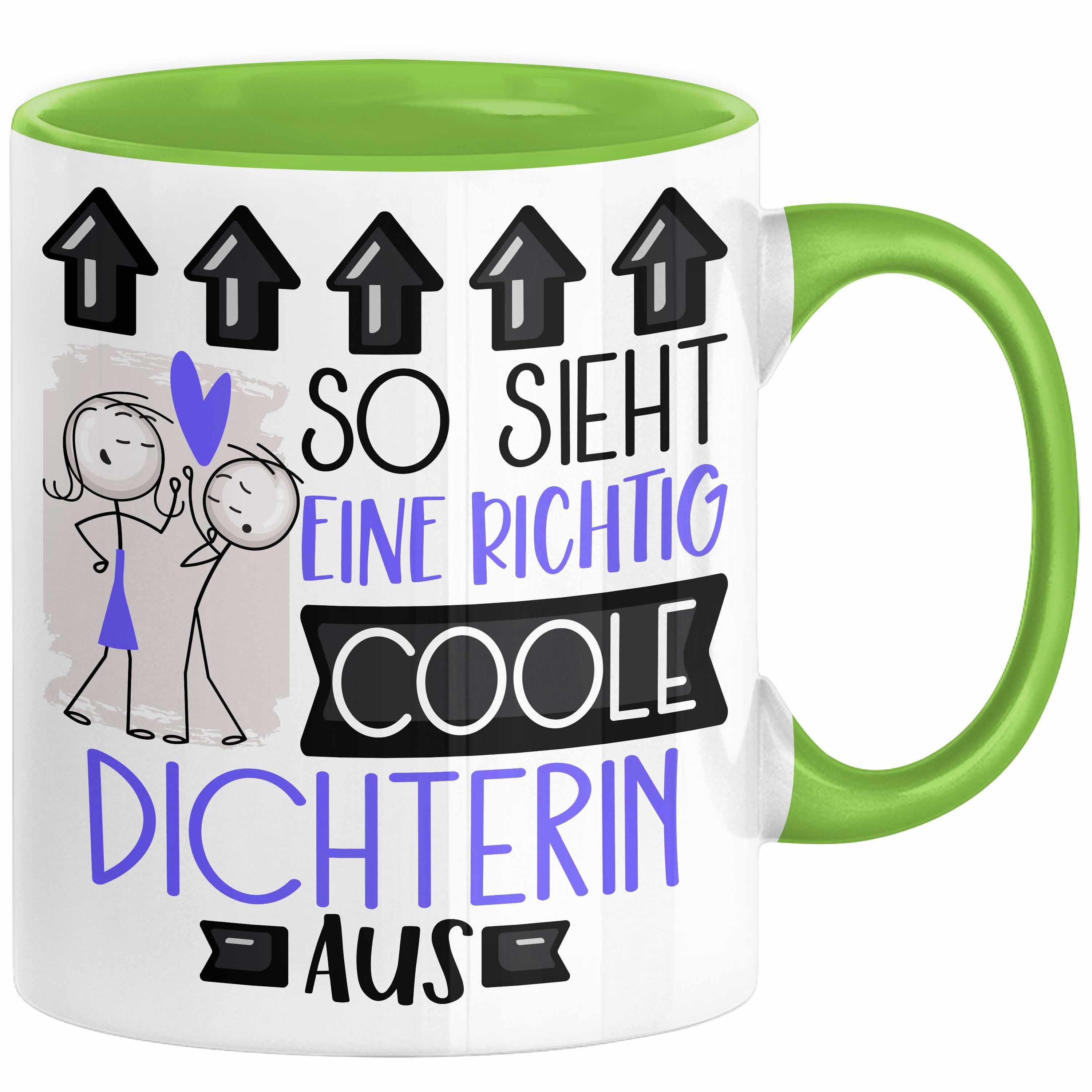 Tasse Dichterin Geschenk Tasse Geschenkidee für Dichterin Geburtstag Weihnac