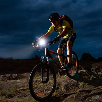 SOTOR Fahrradrahmen 2 Stück Fahrradlicht Halterung Drehbare 360 Grad Fahrrad Taschenlampen, Halterung Universal Fahrradlicht Clip Vorderlicht Halter Mountainbike