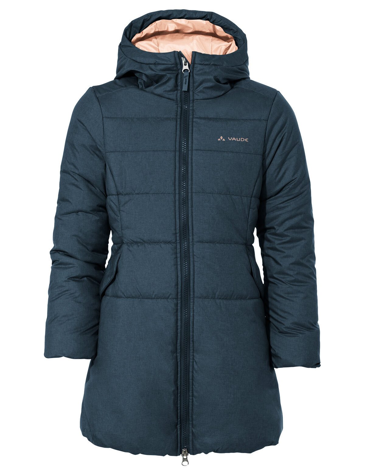 VAUDE Outdoorjacke Kids Greenfinch Coat Girls III (1-St) lange warme Kinderjacke