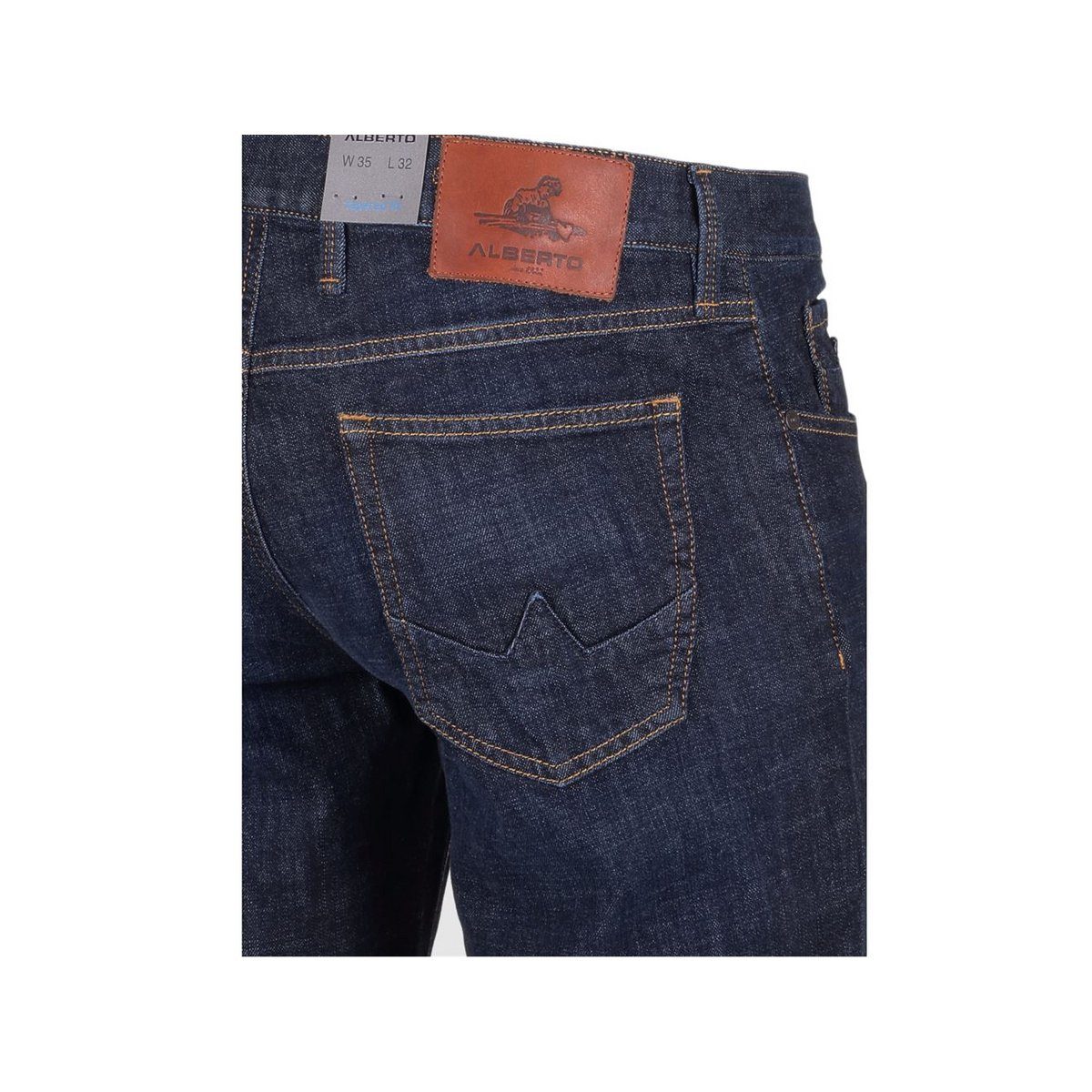 Alberto 5-Pocket-Jeans marineblau (1-tlg)
