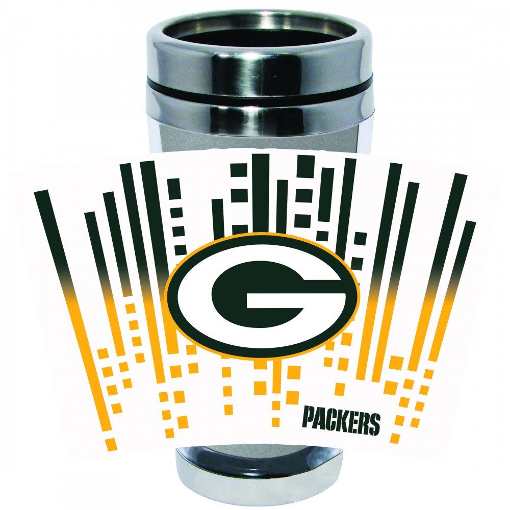 Green Bay Packers Thermobecher Green Bay Packers Stainless Steel Tumbler 475ml