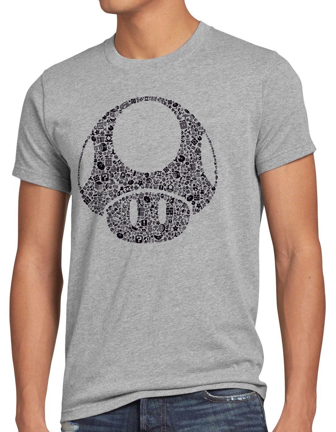 style3 T-Shirt Super Toad mario videospiel günstig online kaufen