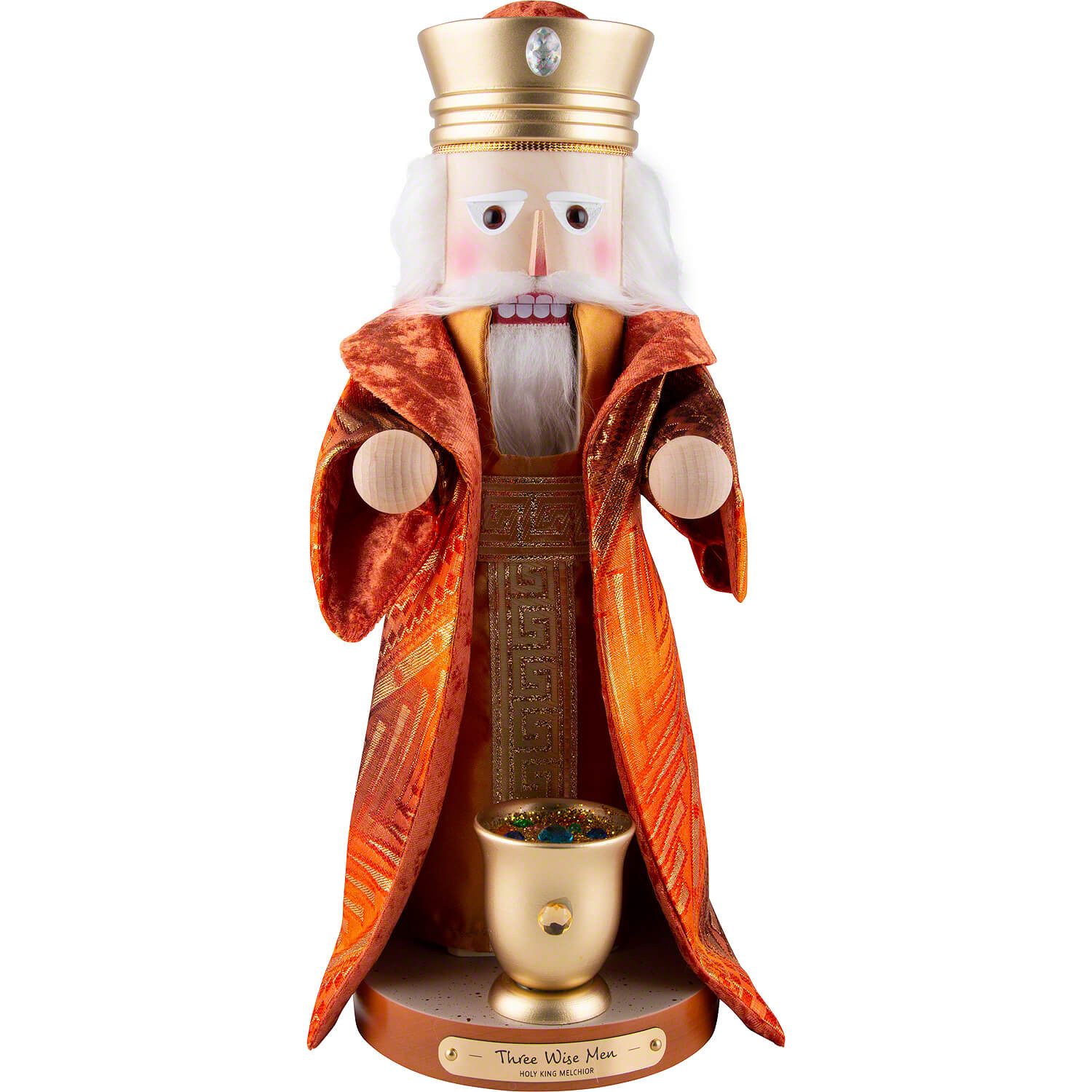 Steinbach Volkskunst GmbH Nussknacker Melchior (39cm) Nussknacker von Steinbach Volkskunst