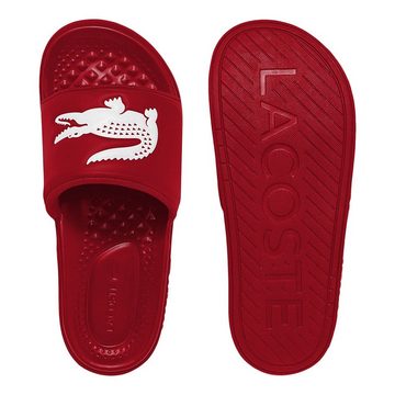 Lacoste Croco Dualiste Badepantolette mit farblich, abgesetzten Krokodil