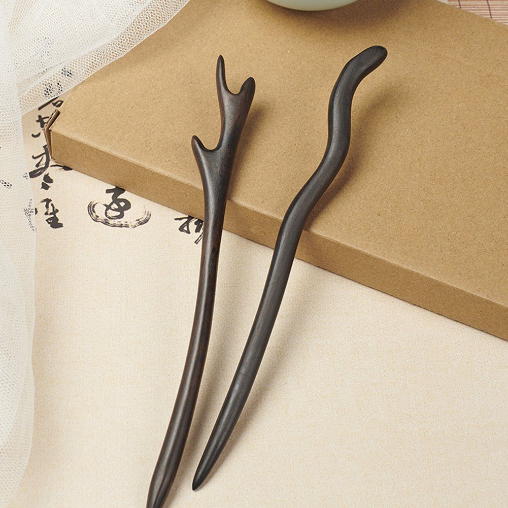Xiaoyao Retro-Haarnadel Wiederverwendbare Für Cheongsam, Haarnadel Aus Blusmart Holz Einfache
