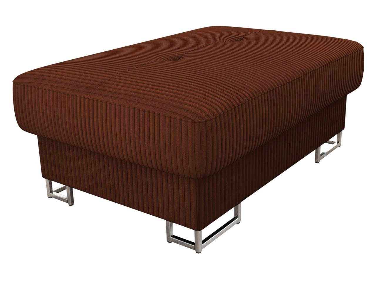MIRJAN24 Polsterhocker Cotere Cord, 104x67x42 cm, günstig online kaufen