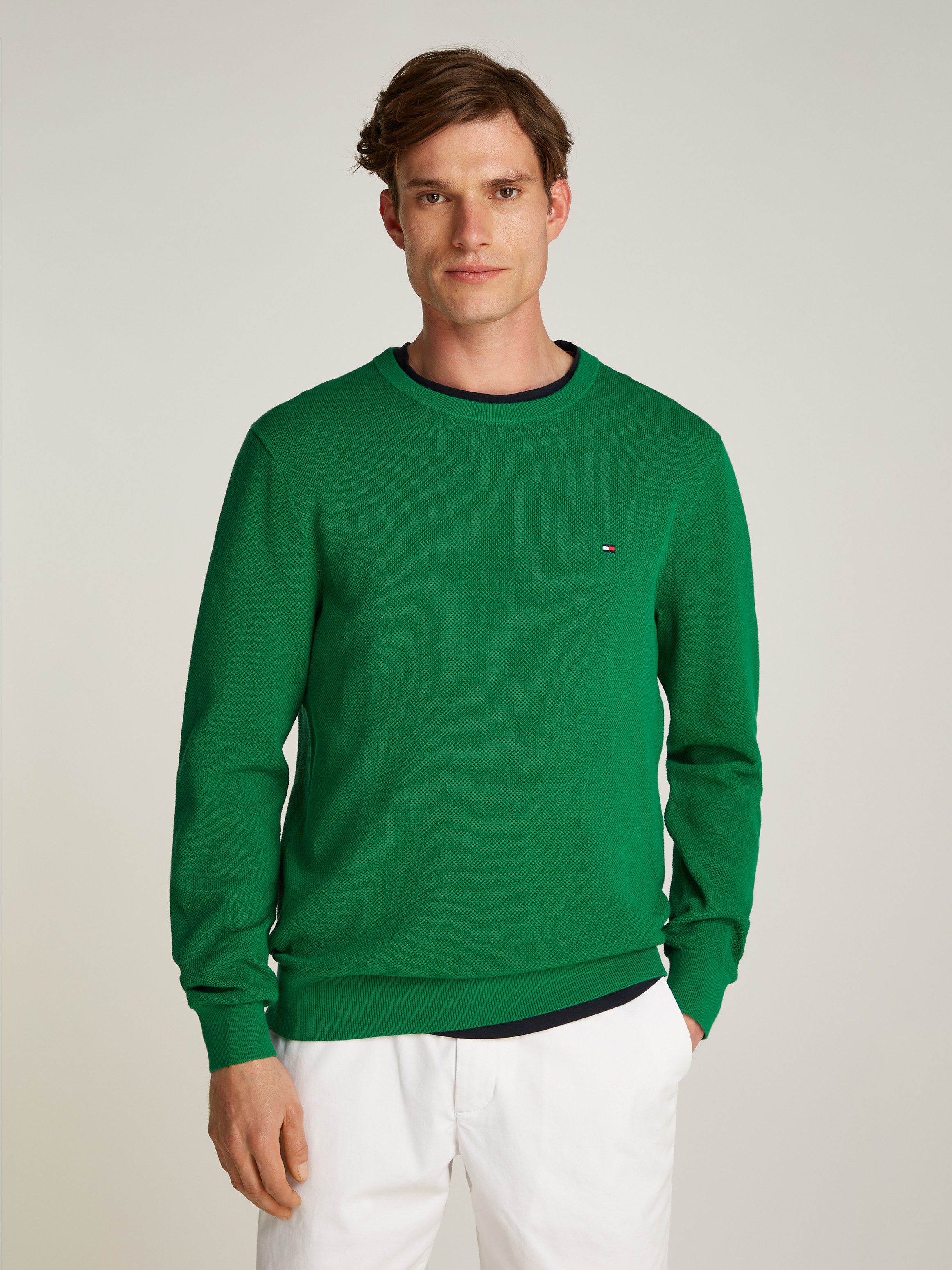 Rundhalspullover ESSENTIAL STRUCTURE CREW NECK