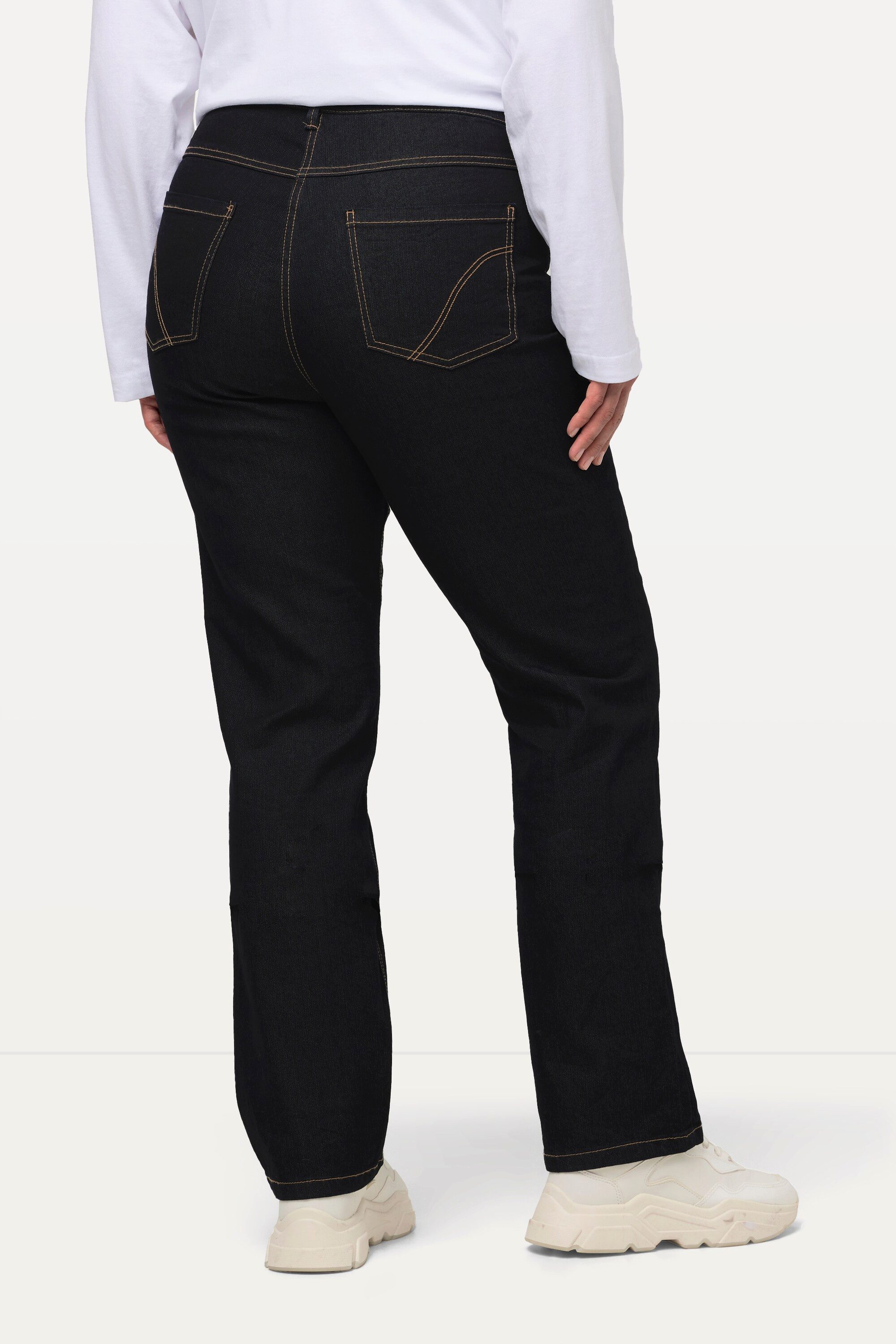 Ulla Popken Funktionshose Jeans Mandy gerades Bein Stretch 5-Pocket-Form