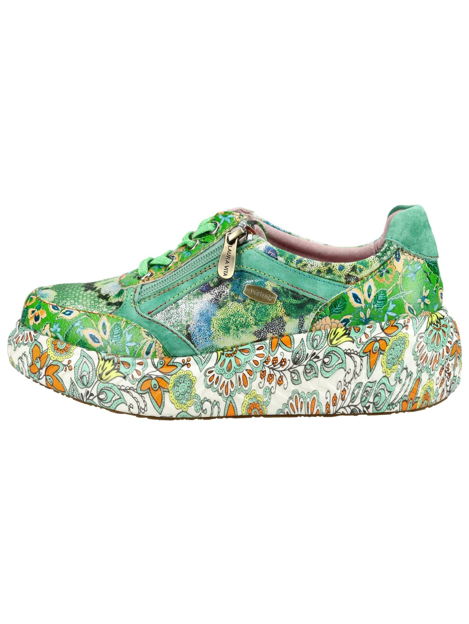 LAURA VITA LAURA VITA Sneaker Leder/Textil Plateausneaker günstig online kaufen