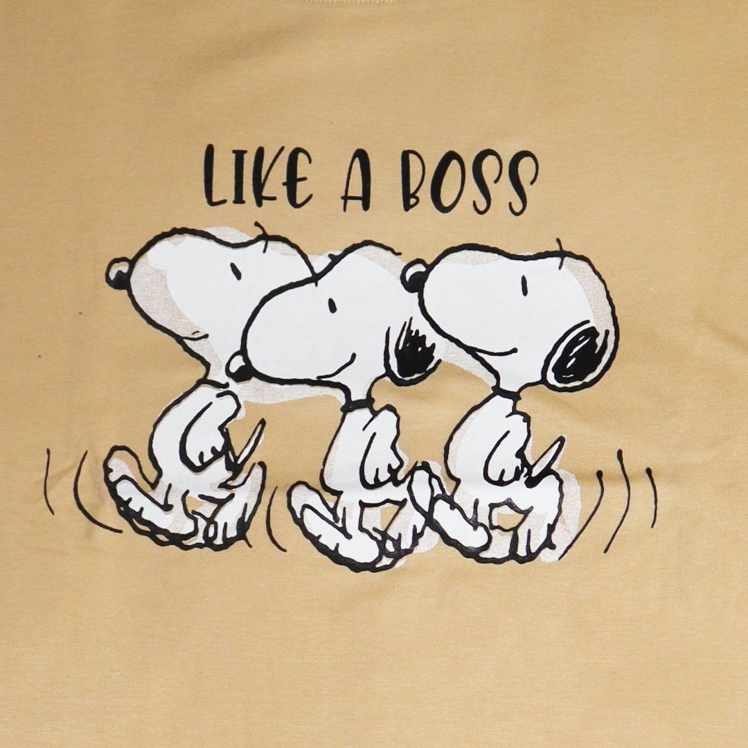 Snoopy Pyjamaoberteil Snoopy Like a Boss günstig online kaufen