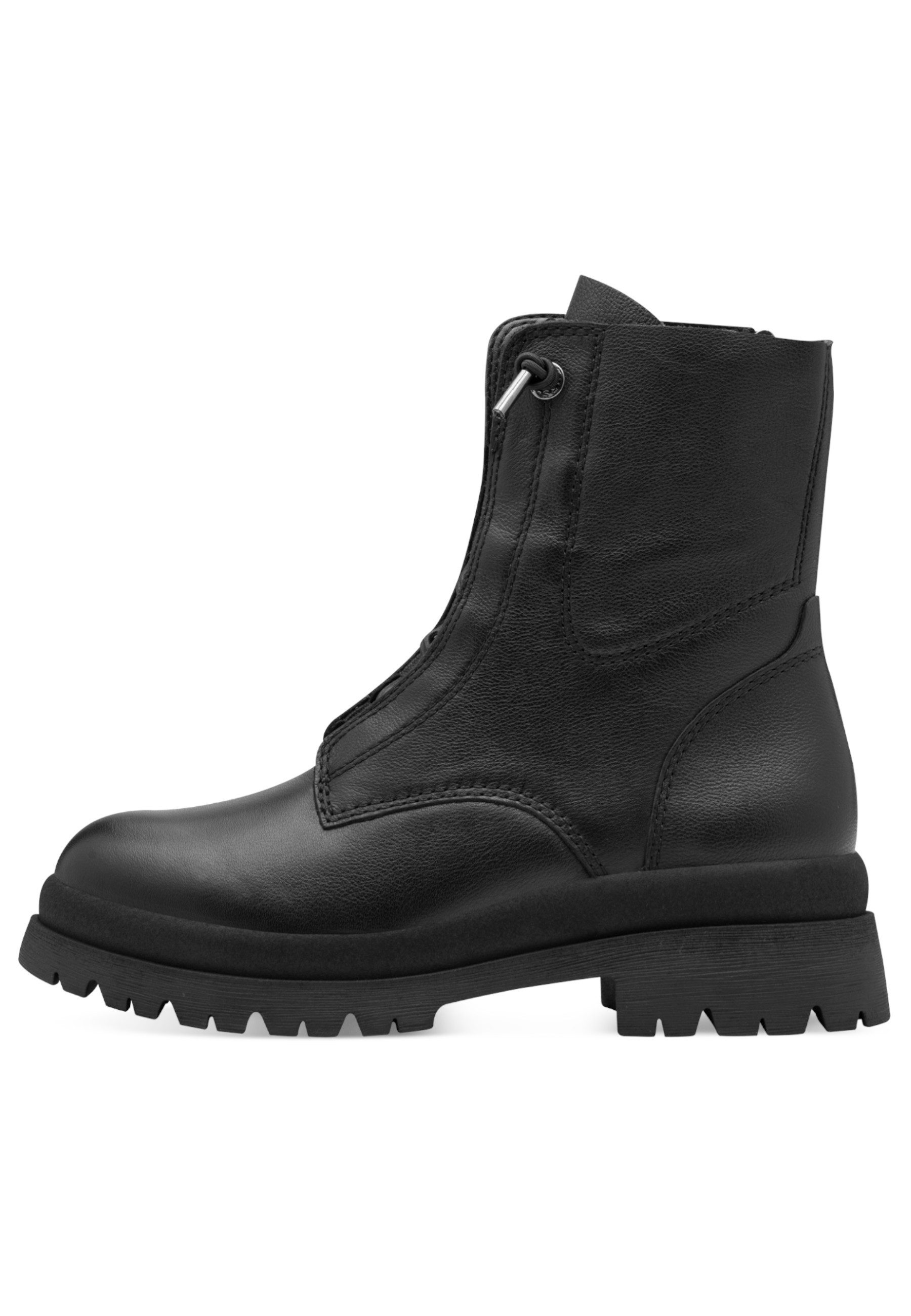 Tamaris 1-25253-45 003 Black Leather Stiefelette