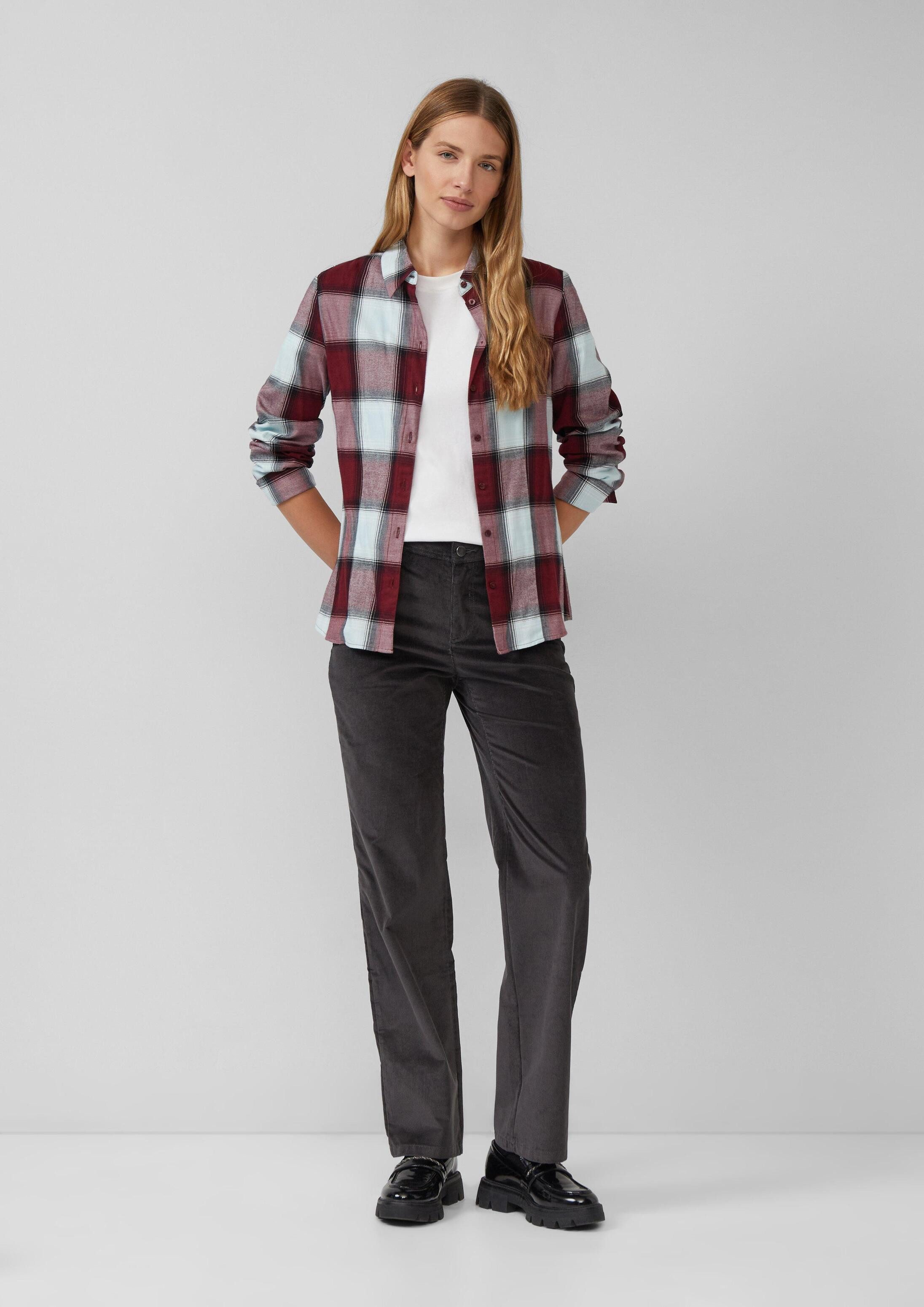 s.Oliver Chinos Hose Cordhose / Regular Fit / Mid Rise / Straight Leg