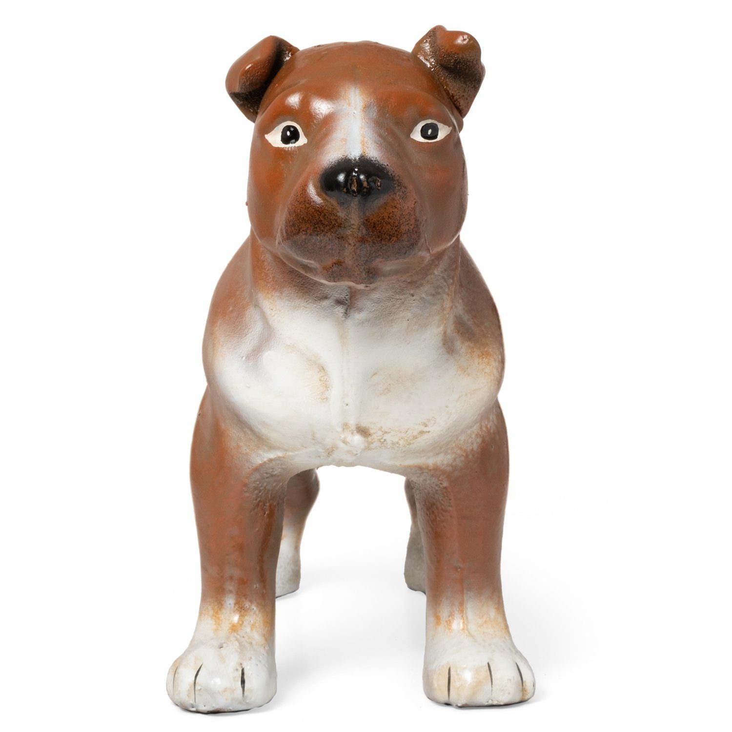 Gußeisen, Hundefigur Dekofigur Gartenfigur Moritz aus Hund Gartedekoration Hundefigur Hund