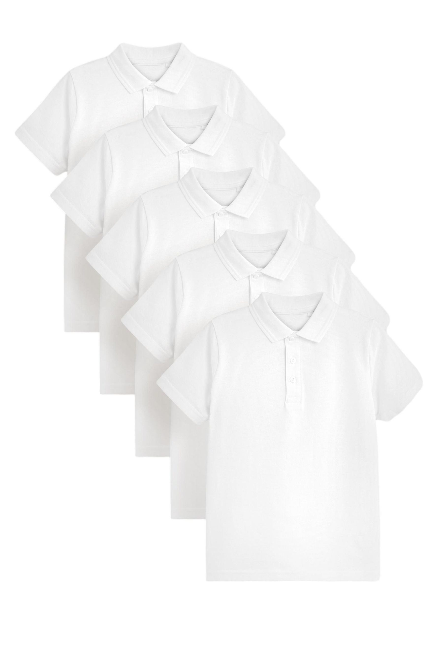 Next Poloshirt Schul-Poloshirts aus Baumwolle (5-tlg)