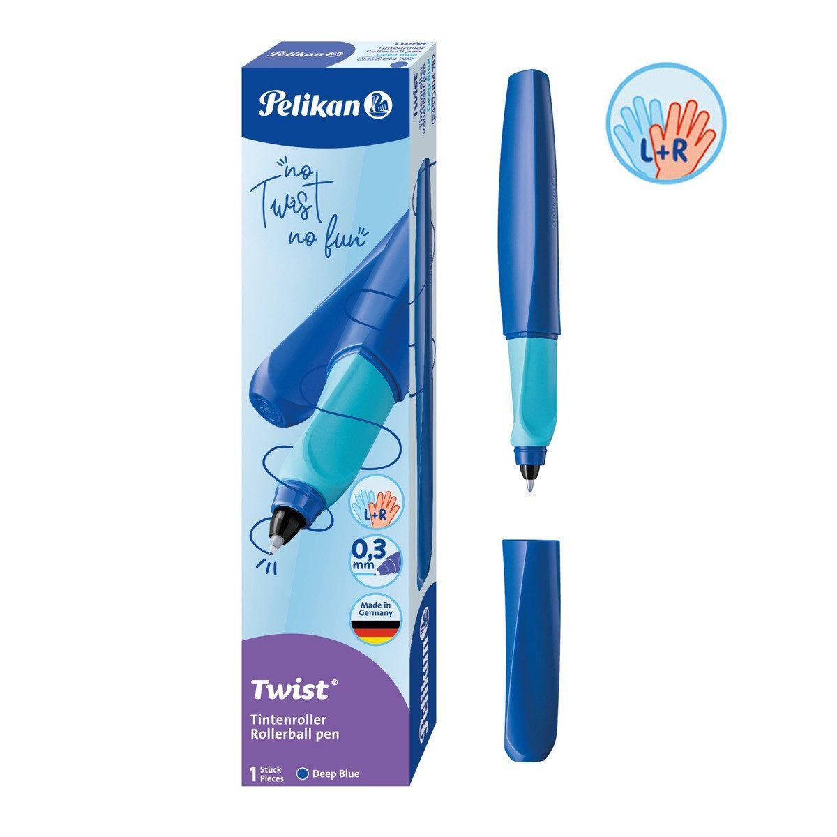 Pelikan Tintenroller Pelikan Tintenroller Twist R457 tiefblau