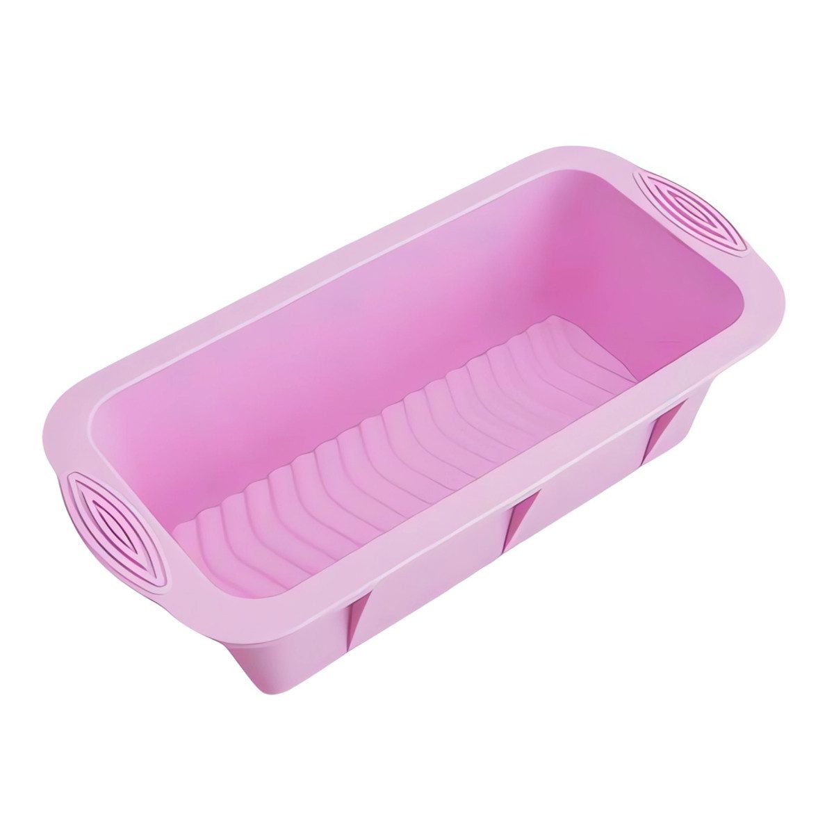 König Design Silikonform Backform Kastenform Kuchenform Tortenform, Rechteckige Brotbackform Brotform Kuchen 21 x 9 x 6,5 cm