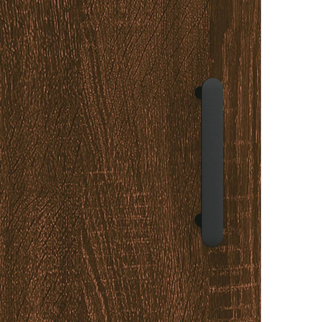 Braune vidaXL 60x31x70 cm (1-St) Fächerschrank Wandschrank Braun Eichen-Optik Eiche Holzwerkstoff