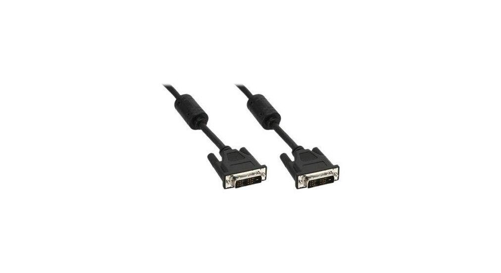 InLine DVI-D Kabel 2m Audio-Kabel