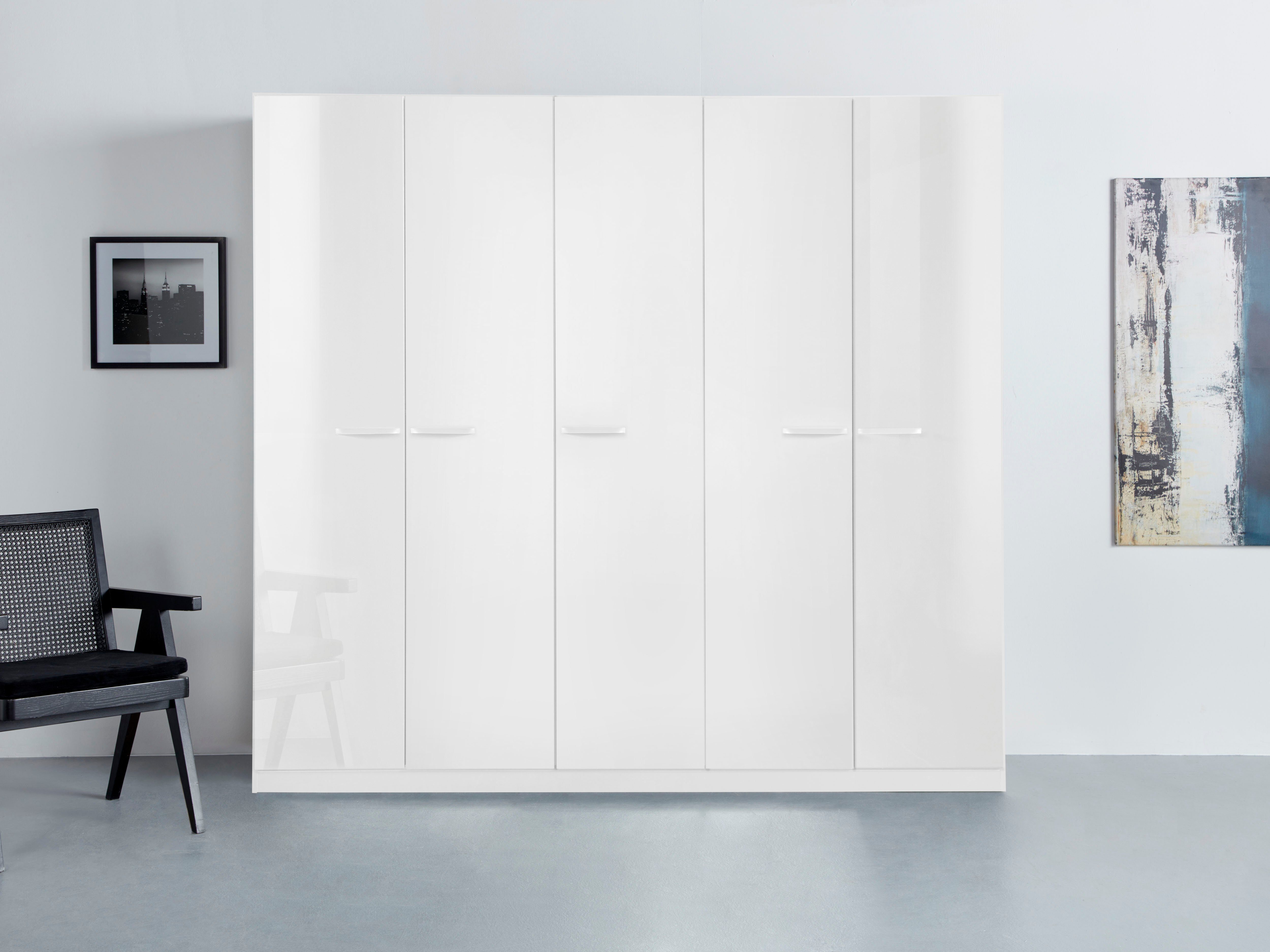rauch Drehtürenschrank Kleiderschrank Schrank Garderobe TOPSELLER OTELI inkl. Inneneinteilung (erhältlich in Breiten 91-360 cm, ab Breite 136cm inkl. Innenschubladen) mit zusätzlichen Einlegeböden, optional mit Spiegel MADE IN GERMANY